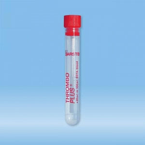 Sarstedt Thrombo Plus Tube - TUBE, THROMBO PLUS, 2ML, 75X12, RND BASE, PP - 51.334