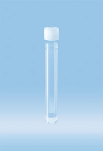 Sarstedt Sterile Round Skirted Base With Screw cap - TUBE, 13ML, SCREW CAP, 101X16MM, RB / SKIRT, PP - 60.541.685
