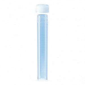 Sarstedt Flat Base Tube With Screw Cap - TUBE, 7ML, 82X13, SC, FLT BASE, PP, 1000/CS - 60.550.050
