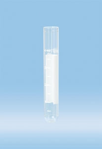 Sarstedt Round Base PS Tubes Withoutut Cap - TUBE, 5ML, 75X12MM, RB, PS, WHT GRAD&WR SPACE - 62.476.022