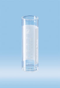 Sarstedt 7ml 50x16mm PS Flat Bottom Tube - TUBE, 7ML, 50X16MM, PS, FB, PRINT GRAD&WR SPC - 62.486.300