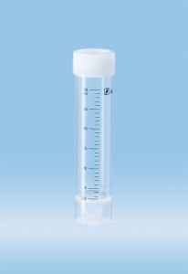 Sarstedt Conical Skirted Base Tube With Screw Cap - TUBE, 30ML, SC, 107X25MM, CON / SKIRT, PP, GRAD - 62.543