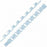 Sarstedt Tube Cap Strips - CAP, FLAT, 8-STRIP, FOR PCR PLATE - 65.1998.400
