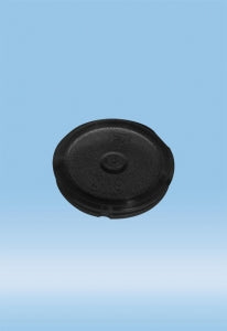 Sarstedt Inserts with Loop Screw Cap - INSERT, COLOR, F / LOOPED SCREW CAP, BLACK - 65.713.010