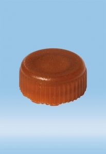 Sarstedt Screw Caps for Microtubes - CAP, SCREW, O-RING, FOR MICRO TUBE, PP, BROWN - 65.716.009