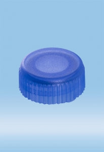 Sarstedt Inc Sterile Colour Coded Screw Caps for Microtubes - SCREW CAP, W/O-RING, MICRO TUBE, BLUE, ST - 65.716.723