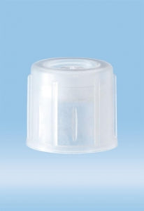 Sarstedt Ventilation Push Caps - CAP, VENTILATION, 2 LEVEL, PE, FOR 12MM TUBE - 65.722