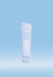 Sarstedt Conical SkirtedPP Tubes Without Cap - Micro Tube without Screw Cap, 2 mL, Conical Base with Skirted Base, Graduations and Writing Block - 72.609.001