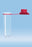 Sarstedt 2ml Microtube with LDPE Push Cap - MICRO TUBE, 2ML, PP, CONICAL, RED LOOP CAP - 72.689.003