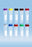 Sarstedt Type I Micro Tubes - Polypropylene Microtube, Graduations with Writing Block and Violet Screw Cap, Sterile, 2 mL - 72.694.008