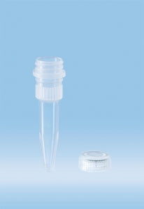 Sarstedt Type A 0.5ml Micro Tubes - Polypropylene Microtube, Conical Base with Screw Cap, 0.5 mL - 72.733.001