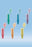 Sarstedt Multiply PCR Single Tubes - TUBE, PCR, 0.5ML, PP, W/CAP, MIXED COLOR - 72.735.992