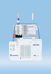 Sarstedt UM500 with Urine Exchange Bag - SYSTEM, URINE MEASURE, UM500, 1.8L, W/STRAPS - 74.5620.200