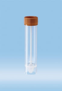 Sarstedt Sterile Faeces Container WithScrew Cap - TUBE, FAECES, 107X25MM, PP, CON, SC, SPN, STR - 80.622