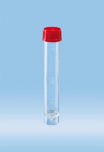 Sarstedt 10ml Conical Base Tube with Screw Cap - TUBE, TC, 10ML, CONICAL / SKRT, 16X97MM, PS, ST - 83.9923.929
