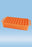 Sarstedt S-Monovette D17 Rack with & without Handles - RACK, BLOCK, S-MONOVETTE, W/HANDLE, ORANGE - 93.851.175