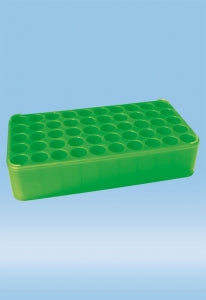 Sarstedt S-Monovette D17 Rack with & without Handles - RACK, D 17, S-MONOVETTE, 13-16.5MM, GREEN - 93.852.173