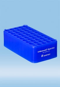 Sarstedt Polypropylene S-Monovette D12 Rack - RACK, 8.5-11.5MM S-MONOVETTE, BLUE - 93.854.124