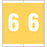 Color: Yellow 1 1/2" X 1 1.6875" 500/Roll
