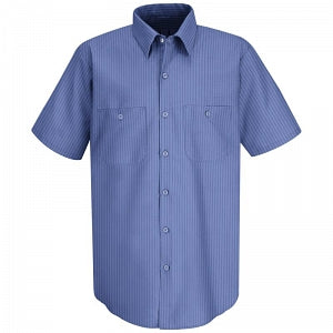 Vf Workwear-Div / Vf Imagewear (W) Men's Striped Work Shirts - Men's Short-Sleeve Striped Work Shirt, Size XL - SB22BSXL