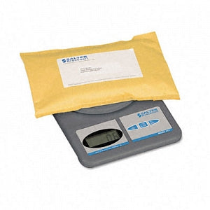 Salter Brecknell Weight-Only Electronic Scale - Model 311 -- 11 lb. Digital Postal / Shipping Scale, Round Platform, 6" dia, Dark Gray - 311