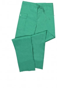 Molnlycke Surgical Scrub Pants - Disposable Drawstring-Waist Scrub Pants, Green, Size 2XL - 18750
