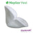 Molnlycke Mepilex Heel Absorbent Foam - Mepilex Heel Self-Adherent Soft Silicone and Absorbent Foam Dressing, 5" x 8" (13 x 20 cm) - 288100