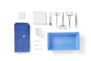 Medline Laceration Trays with Floor-Grade Instruments - Laceration Tray - SD-4070
