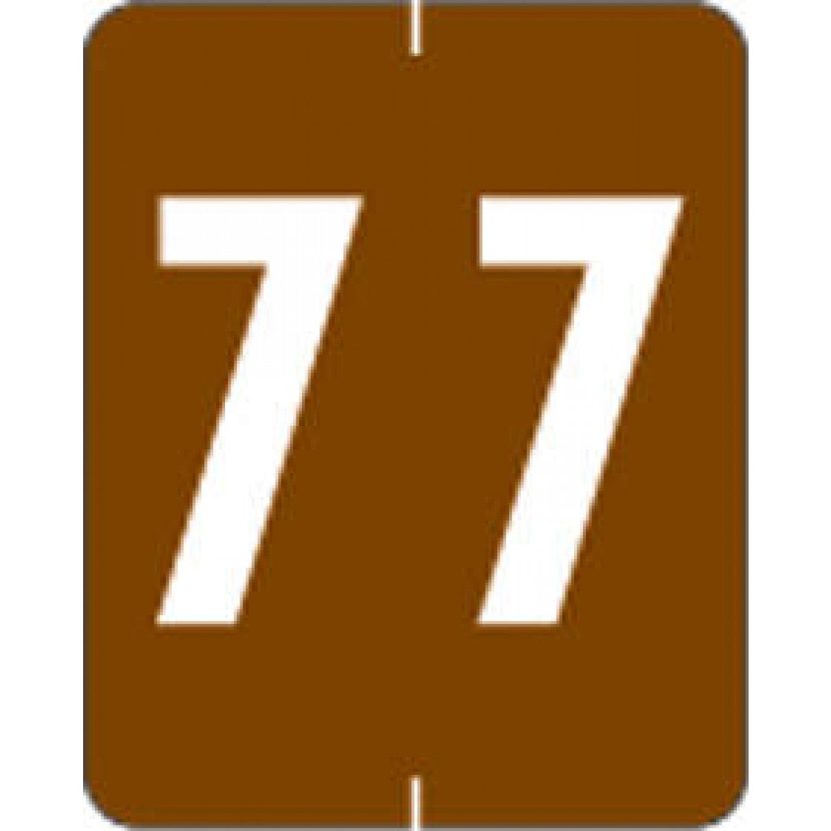 Ames Compatible Color Code Label Numeric 7 1 1 2 X 1 7 8 Brown Myl ames-compatible-color-code-label-numeric-7-1-1-2-x-1-7-8-brown-myl