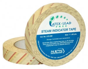 Cantel Medical Chemical Indicator Tapes - Steam Indicator Tape, Blue, 1" - BT-036
