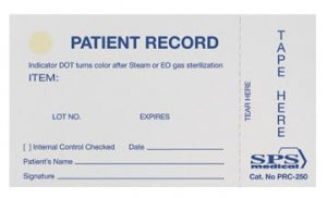SPS Medical Patient Record Cards - Dual Patient Record Card - PRC-250