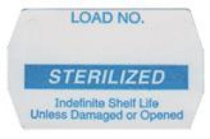 SPS Medical Load Recordkeeping Labels - Universal "Sterilized" Label, Yellow - UCL-010-Y