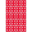 Ames Compatible Color-Code Label Mylar Coated For Durabilitynumeric Double Digit Compatible Series 1 1/2"W X 1 7/8"H 20/Sheet