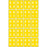 Ames Compatible Color-Code Label Mylar Coated For Durabilitynumeric Double Digit Compatible Series 1 1/2"W X 1 7/8"H 20/Sheet
