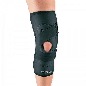 DJO Lateral "J" Slip-On Knee Brace - Black Drytex Lateral J Knee Sleeve, Right, Size XS - 11-0659-1-06060