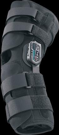 DJO Global Drytex Playmaker Hinged Knee Brace - Drytex Playmaker Sleeve Knee Brace with Popliteal Cutout and Standard Hinge, Size S - 11-0558-2