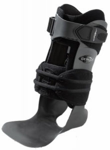 DJO Global Velocity ES Extra Support - Velocity MS (Moderate Support) Ankle Brace, Right, Black, Size M - 11-1494-3-06000