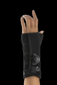 DJO Global Long Thumb Spica with Boa - Long Thumb Spica with Boa, Black, Left, Size XS - 231-31-1111