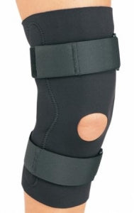 DJO Global Hinged Knee Supports - 1/8" Hinged Knee Support with Reinforced Patella Pad, Size 2XL - 79-82169
