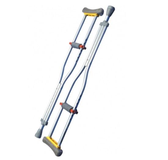 DJO Global Adjustable Anodized Aluminum Crutches - ADJ ALUM CRUTCH, SMALL, PAIR - 79-91333