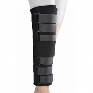 DJO Global Deluxe Universal Knee Immobilizer - Universal Deluxe Contoured Knee Immobilizer, 12" - 79-96312