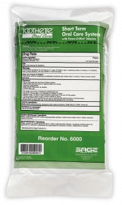 Sage Products Oral Swab Systems - Oral Swab System Kit with Perox-A-Mint Solution and Sodium Bicarbonate Rinse - 6000