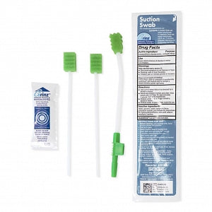 Sage Products Toothette Swab Systems - Toothettes Swab with Sodium Bicarbonate for Suction System with Corinz Solution - 6145