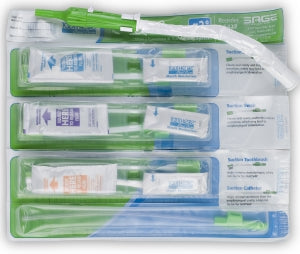 Sage Products Q-Care Oral Cleansing and Suctioning Systems - Q-Care Oral Cleansing and Suctioning System with Thumb Port Tools and Suction Catheter, Q2 - 6422