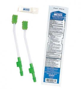 Sage Products Suction Swab System with Mouth Moisturizer - Single-Use Suction Swab System with Mouth Moisturizer and Perox-A-Mint Solution - 6513