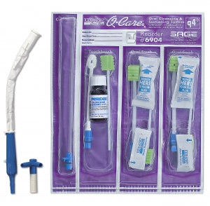 Sage Product Q4 RX Oral Cleansing Suctioning Systems - Oral Suction Catheter Kit for Sequential Q4, CHG-Compatible - 6904