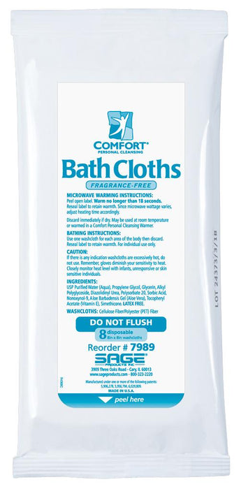 Fragrance-Free Bath Cloths by Sage Products