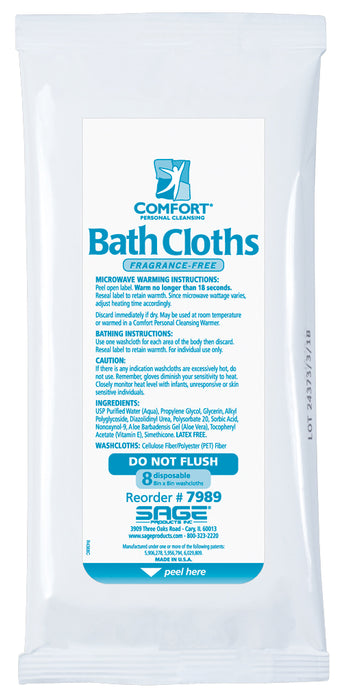 Fragrance-Free Bath Cloths by Sage Products