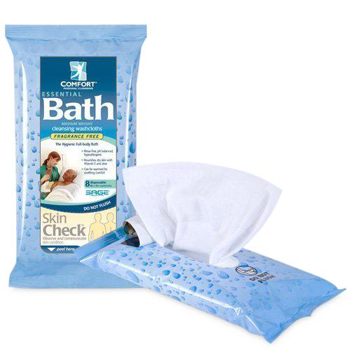 Fragrance-Free Bath Cloths by Sage Products