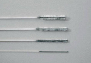 Sharn Anesthesia Single-Ended Cleanables - Single-Ended Twisted Nylon Wire Cleaning Brush, 8 mm, 25" Long - 45-1508